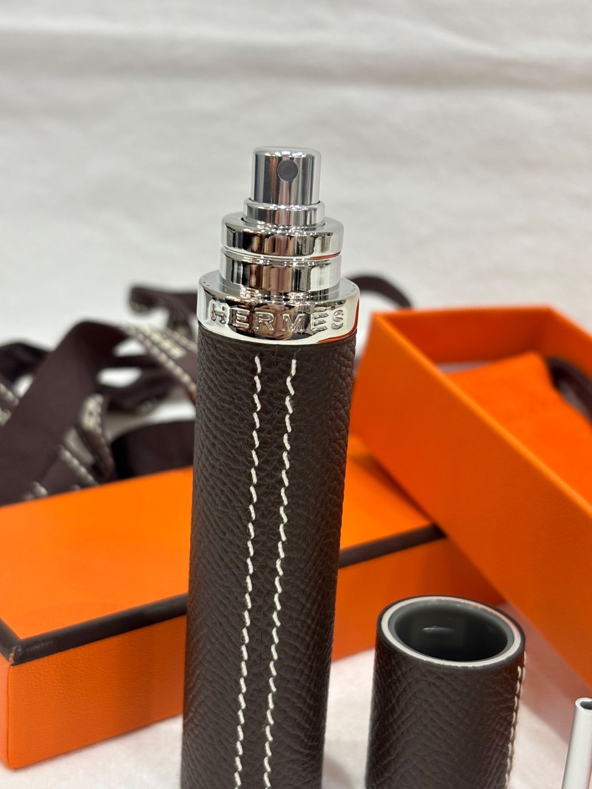 エルメス　アトマイザー　ブラウン　香水携帯用 楽天市場】エルメス HERMES その他小物 アトマイザー 携帯用