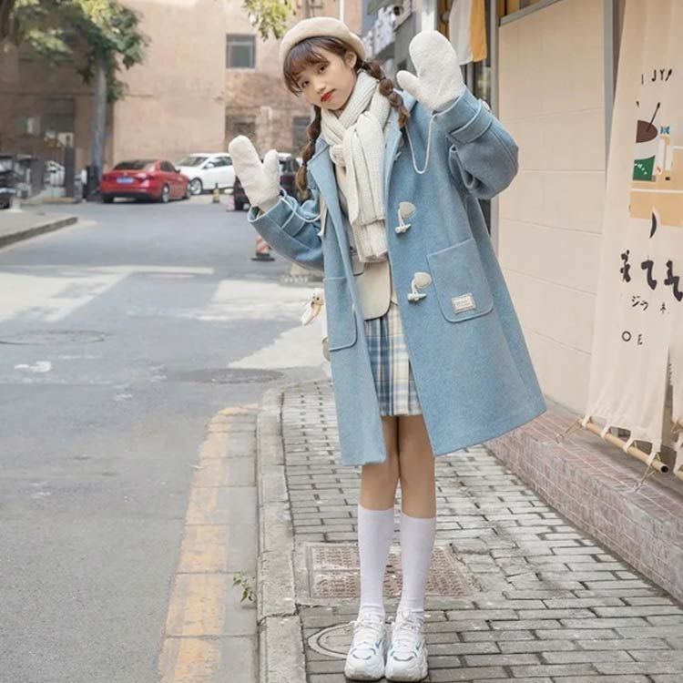 ダッフルコート レディース ロング丈 中綿コート 学生 女子 スクール  