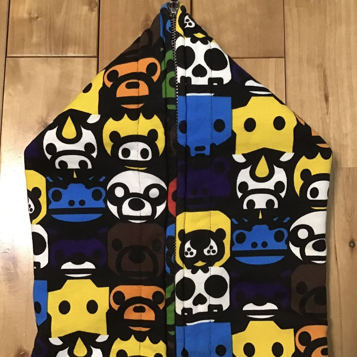 マイロ アニマル フルジップ パーカー Lサイズ a bathing ape BAPE sta 