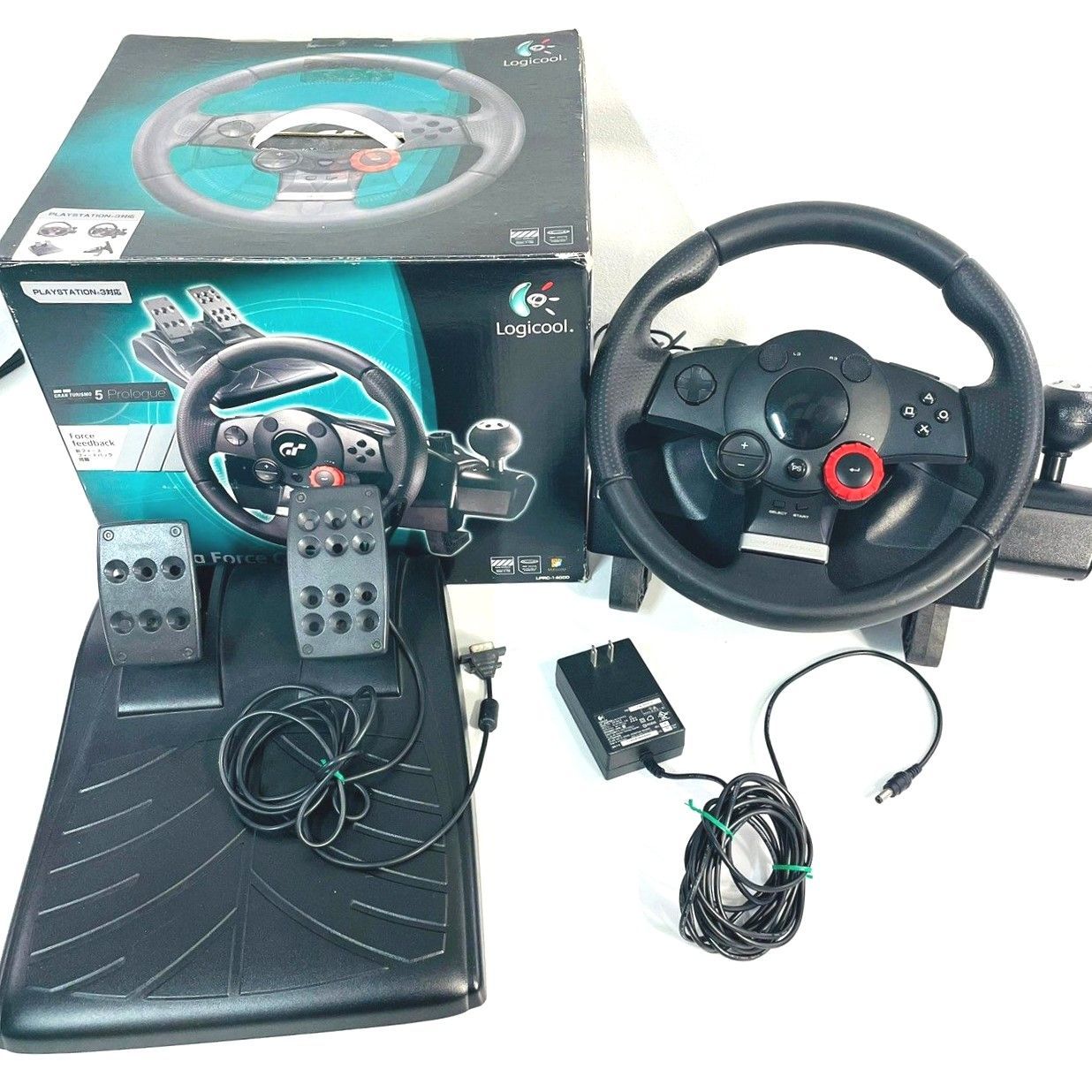 動作OK】logicool ドライビングフォース Driving Force GT ハンコン 