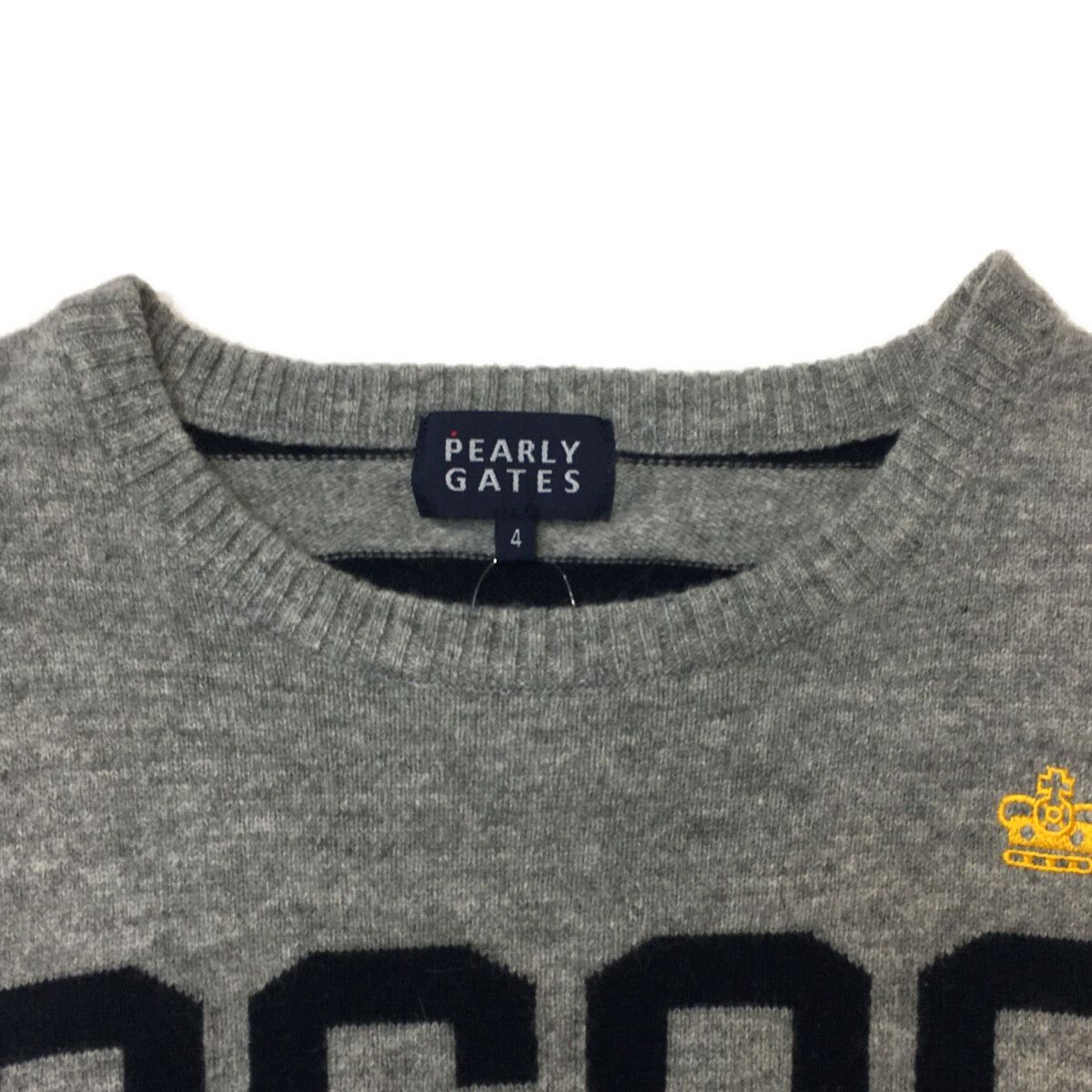 中古 メンズ パーリーゲイツ PEARLY GATES セーター 4(M) グレー