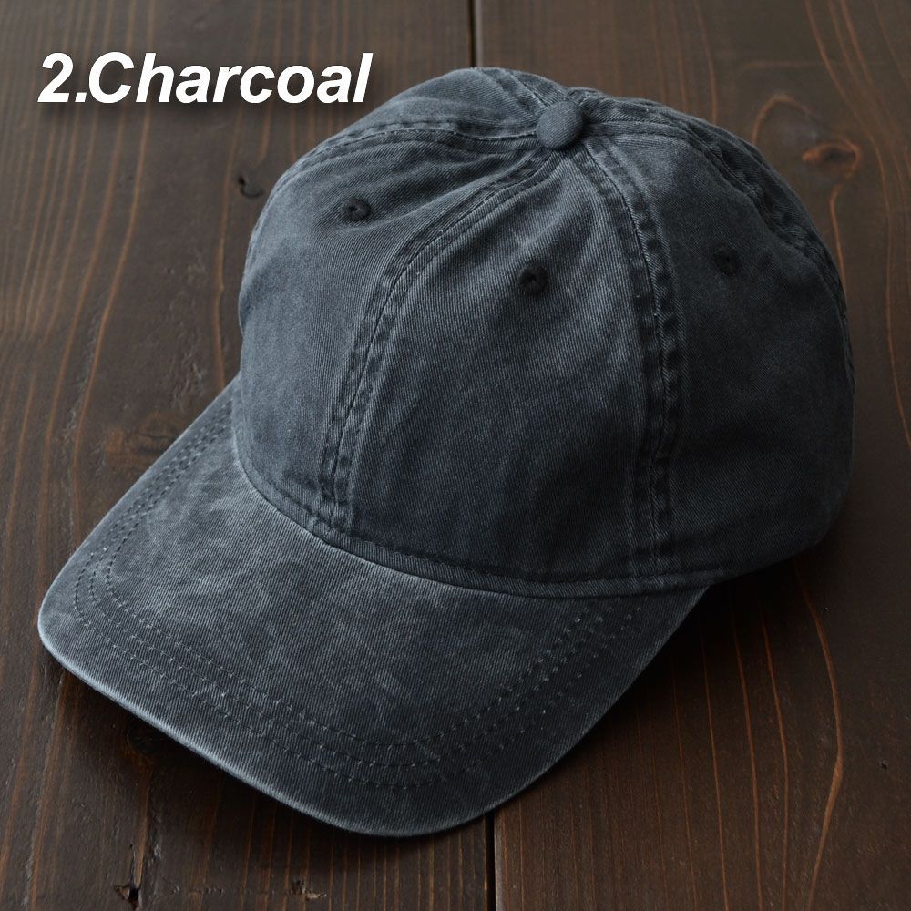 チャコール　PACIFIC HEADWEAR / パシフィックヘッドウェア ビンテージウォッシュBBキャップ［300WC/300C］