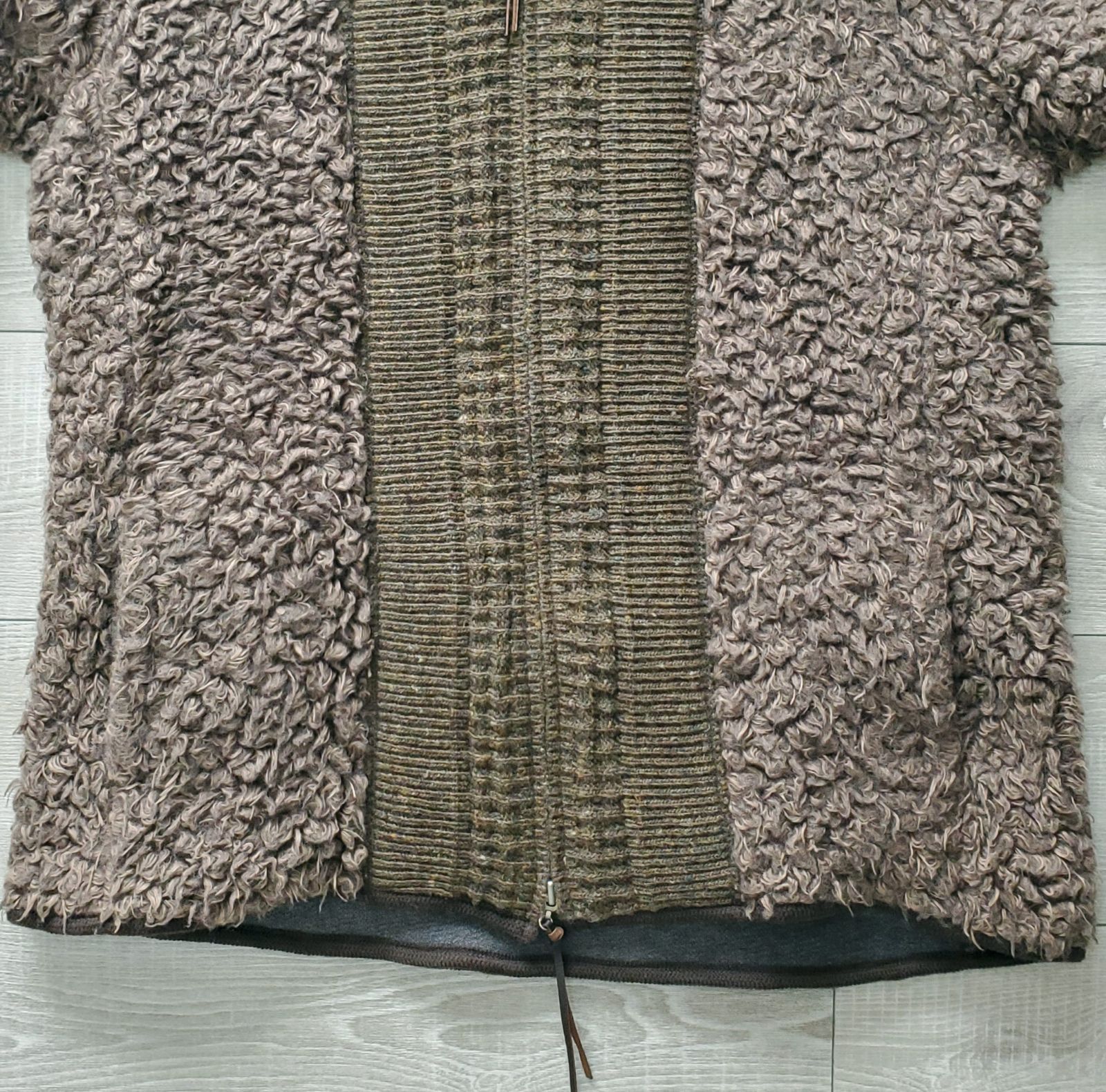 REMI RELIEFレミレリーフ□美品 16年 Poodle boa hoodie jacket 日本製  