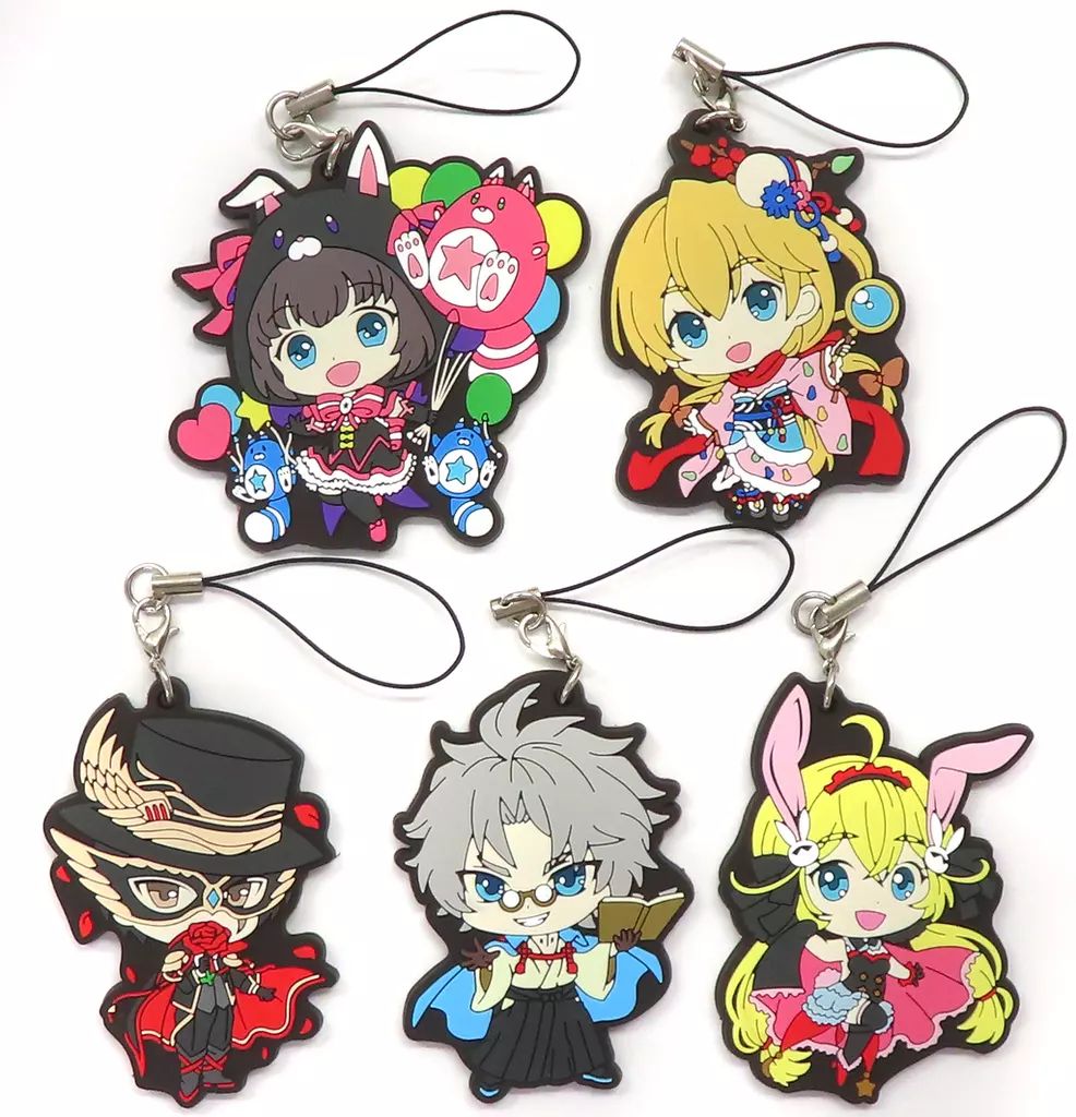 中古】ストラップ 全5種セット 「白猫プロジェクト 白猫ミステリー in