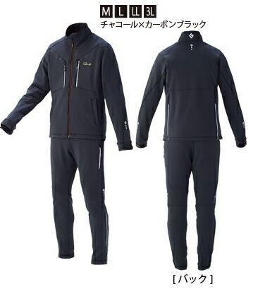 gamakatsu フィッシングスーツ 上下セット 黒 gamakatsu フィッシングスーツ ブラック 上下セット フィッシング