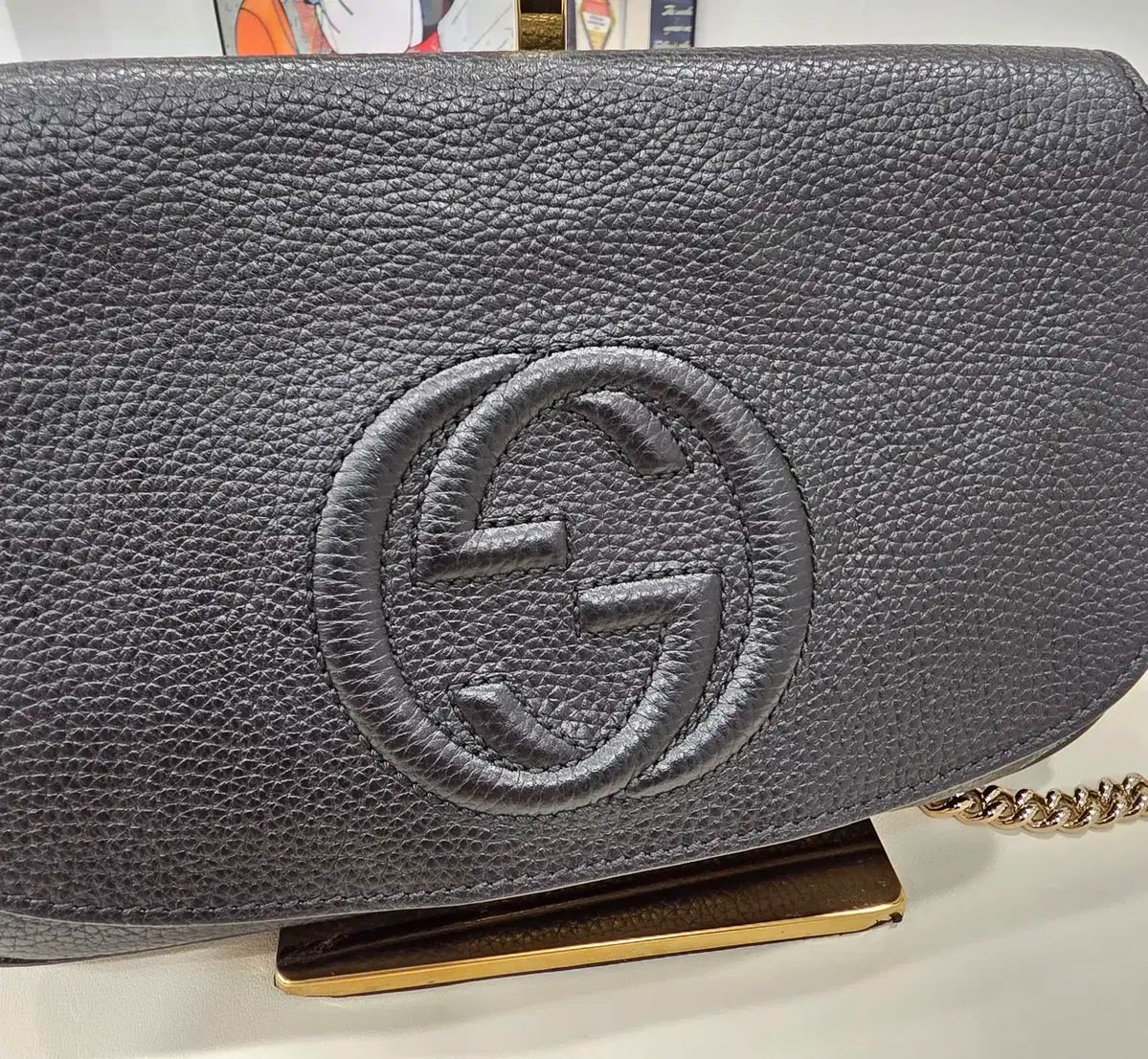 GUCCI(グッチ) ソーホー インターロッキング チェーン クロス
