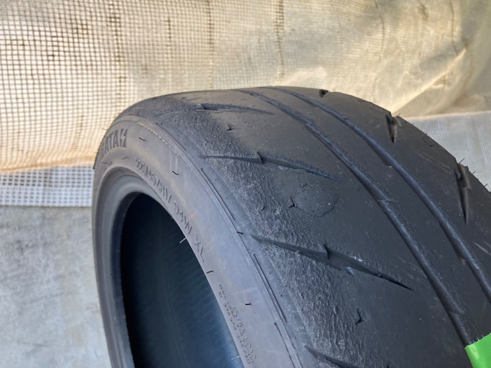 み 225 45R17 94W 製 RYDANZ SHIBATIRE REVIMAX R23 TW280 シバタイヤ タイヤ2本 TRITUETUBI_COM