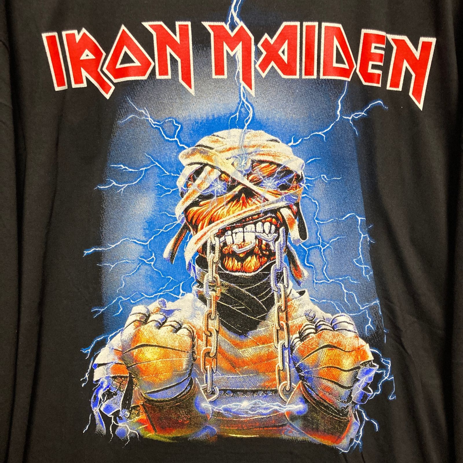 アイアンメイデン IRON MAIDEN 黒 長袖 Tシャツ ロンT バンド