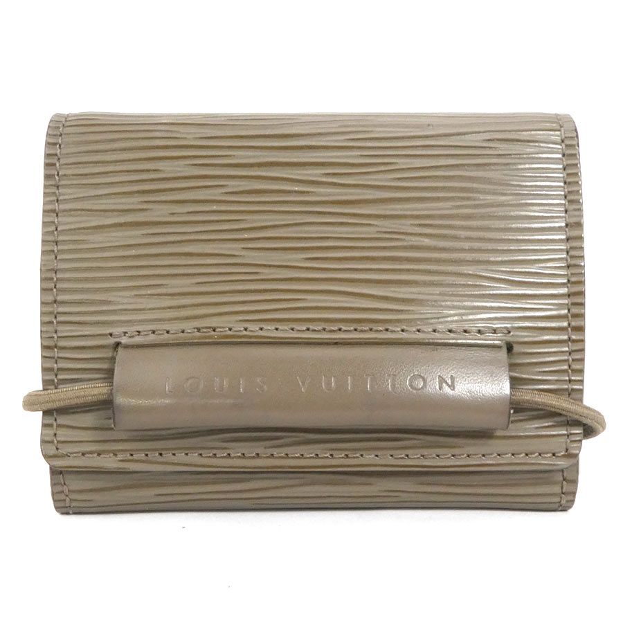 美品 ルイヴィトン エピ ポルトフォイユ エラスティック 三つ折り LOUIS VUITTON ルイヴィトン エピ ポルトフォイユ エラ