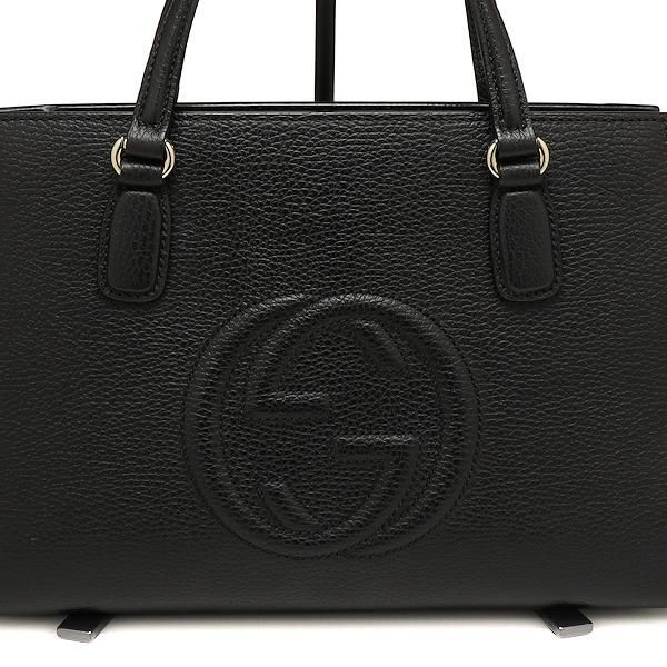 グッチ ソーホー 431571 ハンドバッグ レザー ブラック GUCCI - メルカリ