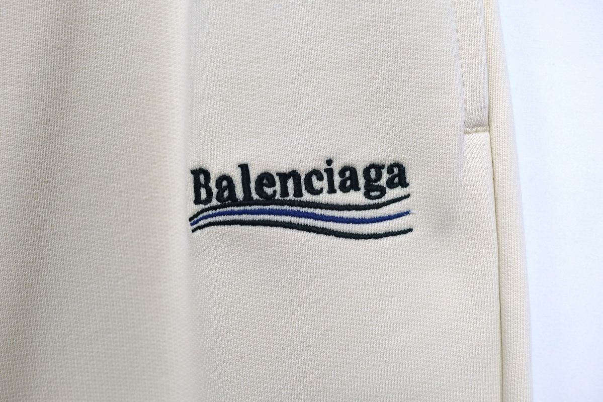 BALENCIAGA バレンシアガ キャンペーンロゴスウェットロングパンツ