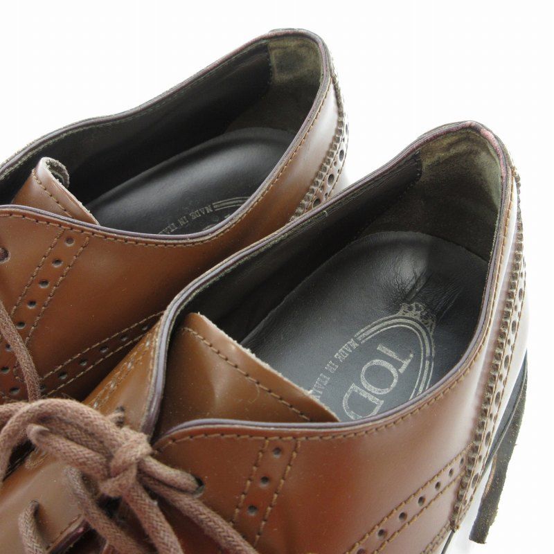 美品✨Tod's トッズ 革靴 ストレートチップ メダリオン 黒 外羽根 9.5 楽天市場】ルシウス LUCIUS 本革 レザー ストレートチップ 外