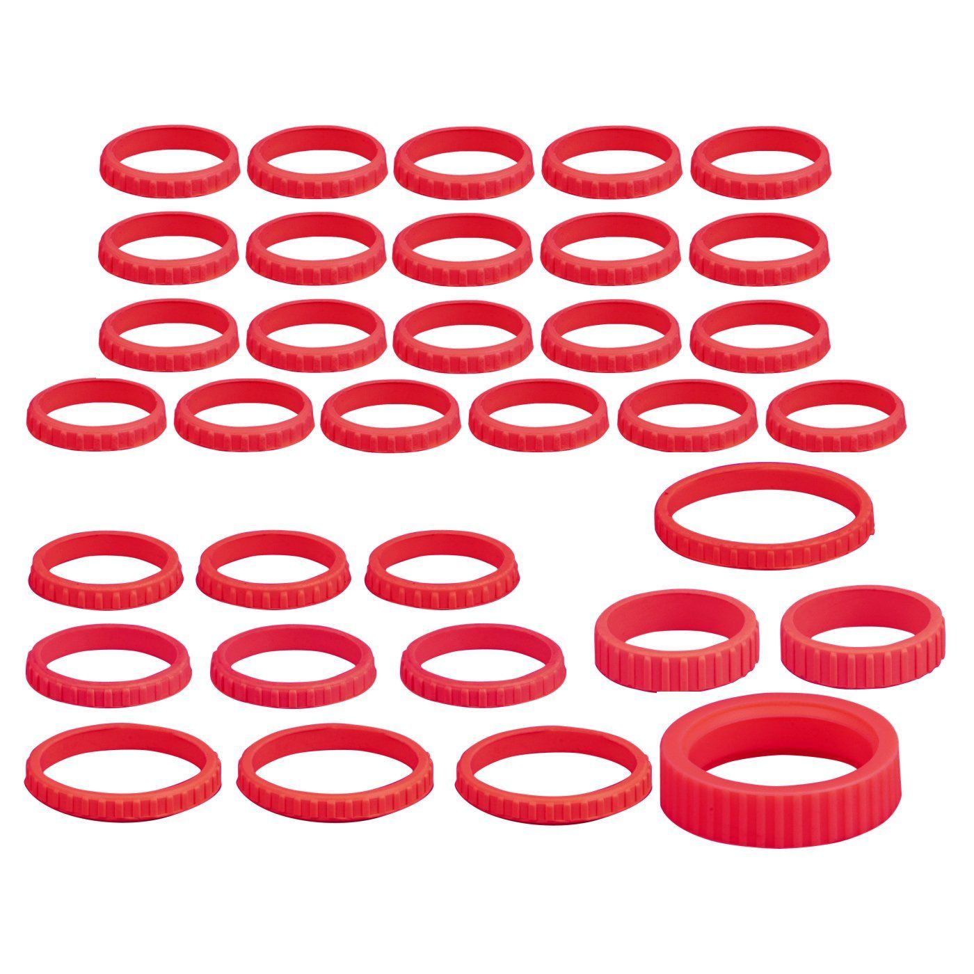 赤 京都機械工具(KTC) ネプロス 9.5mm (3/8インチ) ソケットセット用 ゴムリングセット NTYR34RX