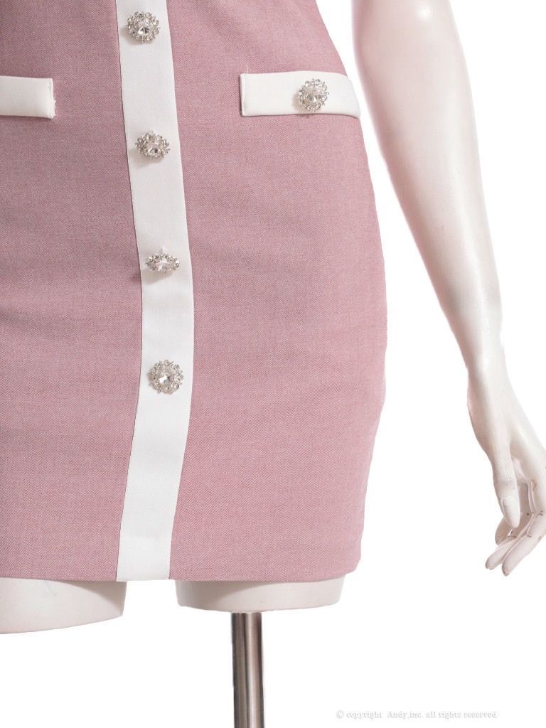 ピンク[AOC-3900] an ミニドレス - メルカリ