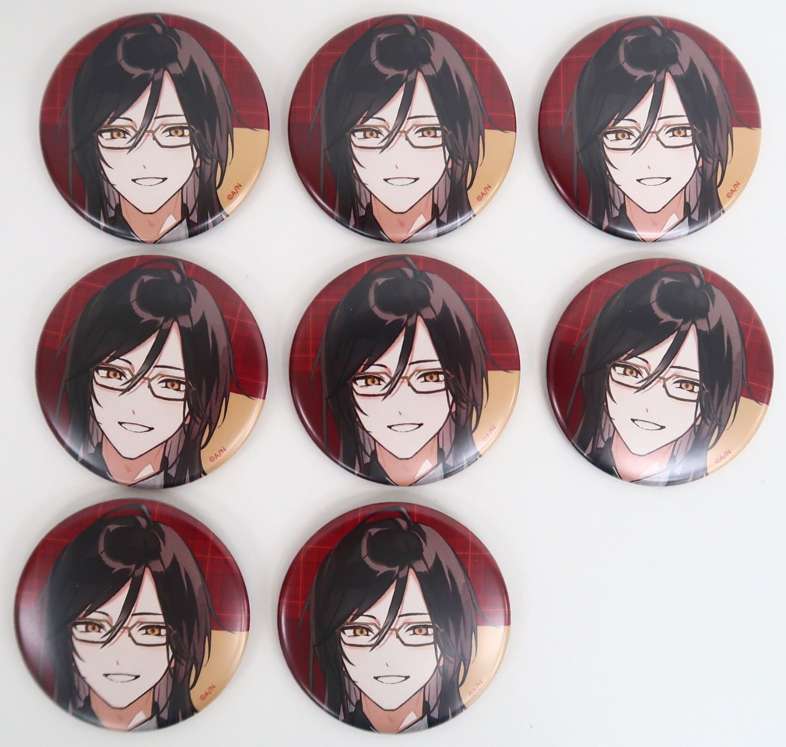 にじさんじ　シェリンバーガンディ　ファッショナブルオータム　缶バッジ　まとめ売り 8個 にじさんじ シェリン・バーガンディ ファッショナブル