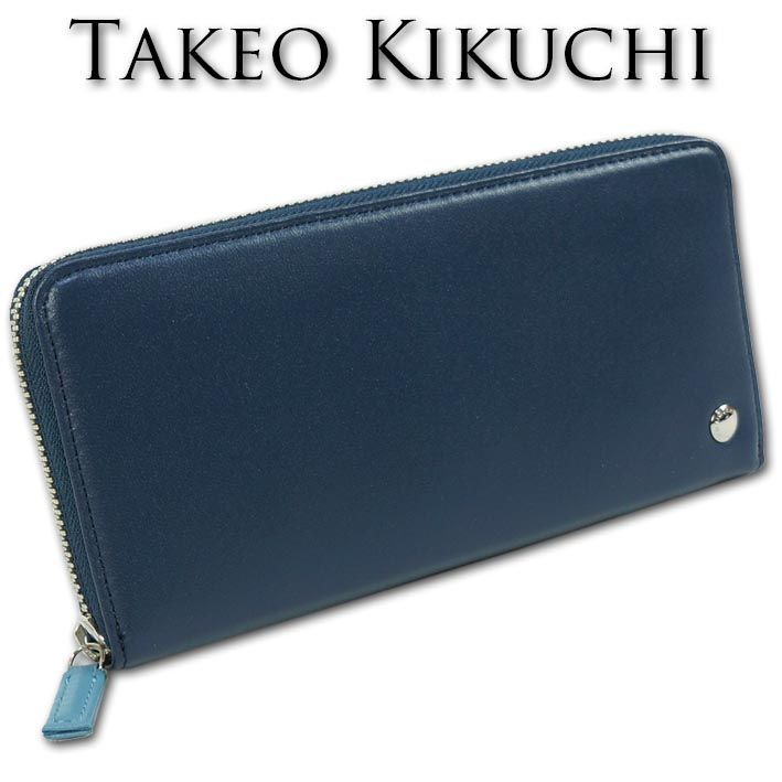 Takeo Kikuchi 長財布 紺+select-technology.net