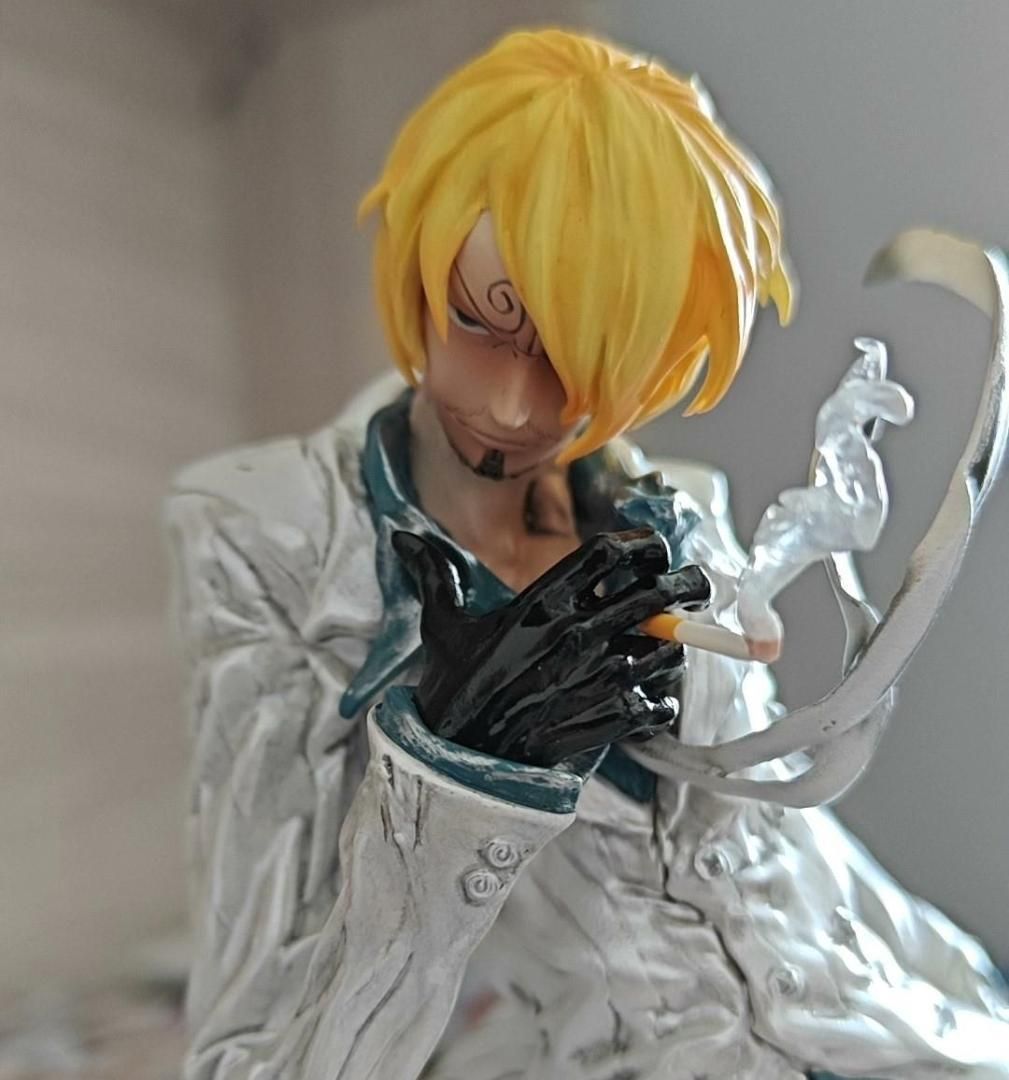 ワンピース サンジ 白スーツ ガレージキット フィギュア 塗装済み完成品 ワンピース サンジ 白スーツ ガレージキット フィギュア 塗装
