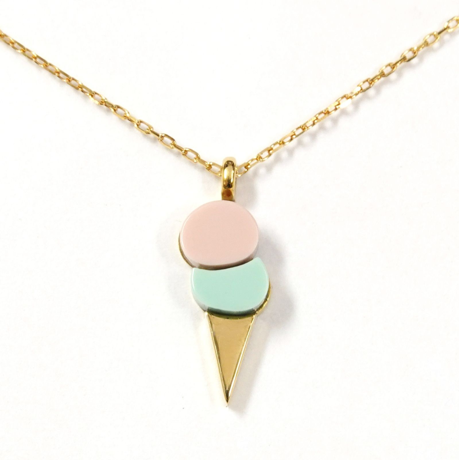 ☆アーカー☆ティランアイスネックレス AHKAH アーカー ティランアイス K18 ネックレス アイスクリーム