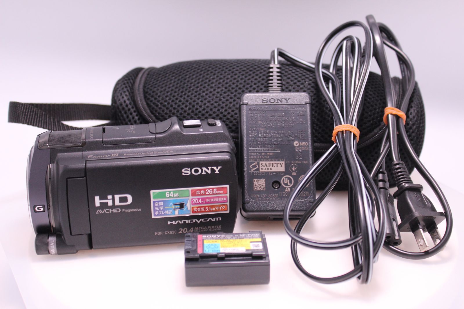 SONY Handycam CX630V 光学12倍 内蔵メモリ64GB HDR-CX630V ビデオカメラ