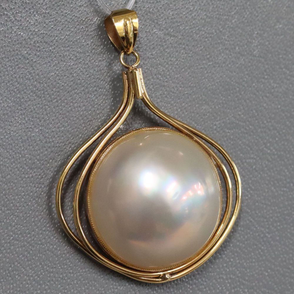 K18マベパールペンダントトップ 5.4g - メルカリ 