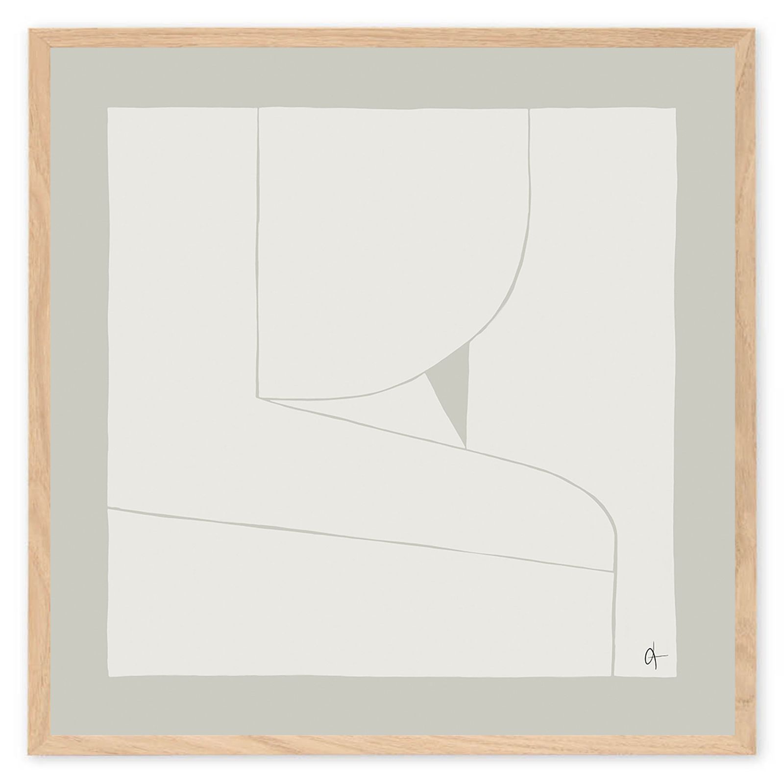 定番，定番人気 The Poster Club アートポスター 50×50cm 10am/124x10570-50x50 その他