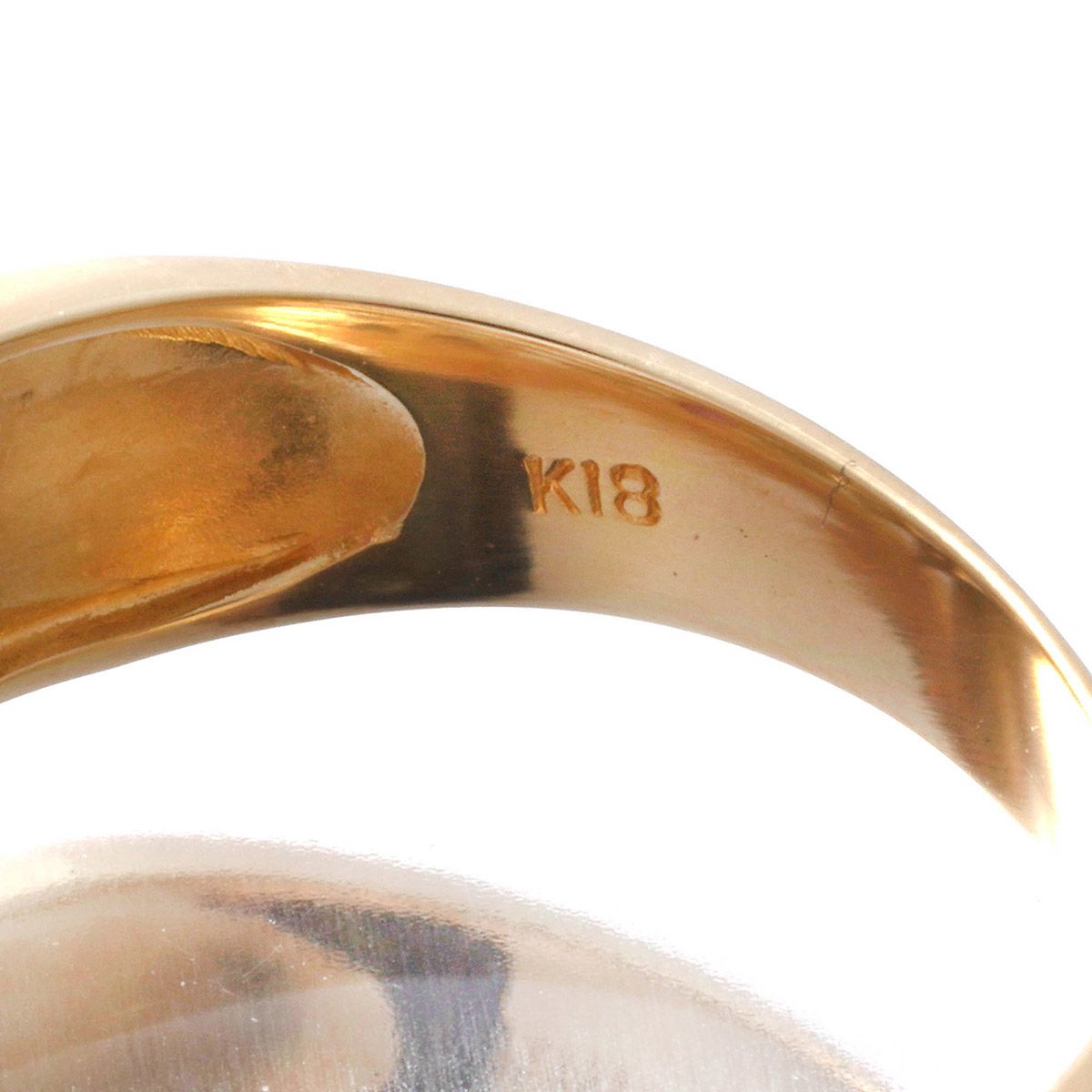 透かしデザイン リング 指輪 ルビー 0.22ct ダイヤモンド K18 12号 