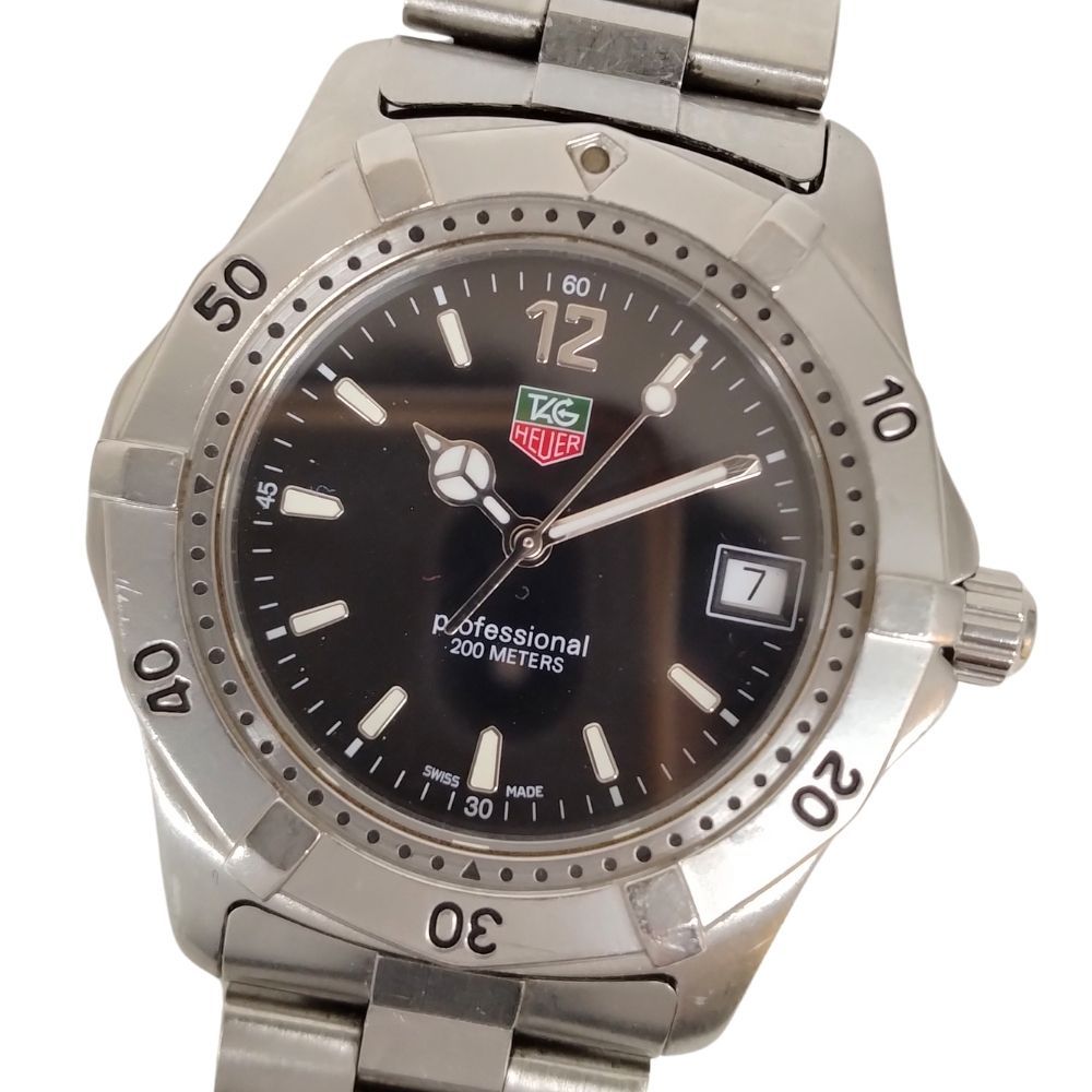 TAG HEUER タグホイヤー WK1110-0 プロフェッショナル 200M デイト クォーツ メンズ 腕時計 | C501