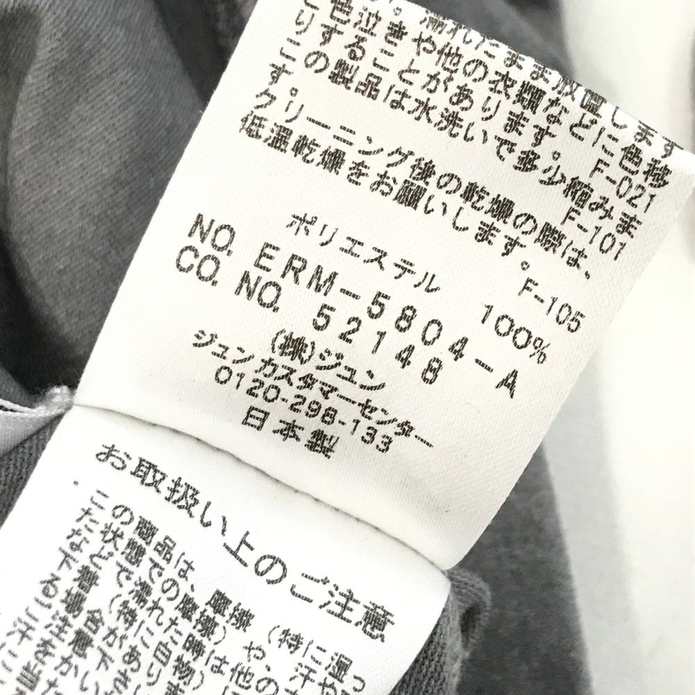サイズ：S JUN&amp;ROPE ジュン アンド ロペ  ハイネック長袖Tシャツ ワッペン  グレー系 [240101455265] ゴルフウェア レディース ストスト サイズ：S JUN&ROPE ジュン アンド ロペ ハイネック長袖Tシャツ