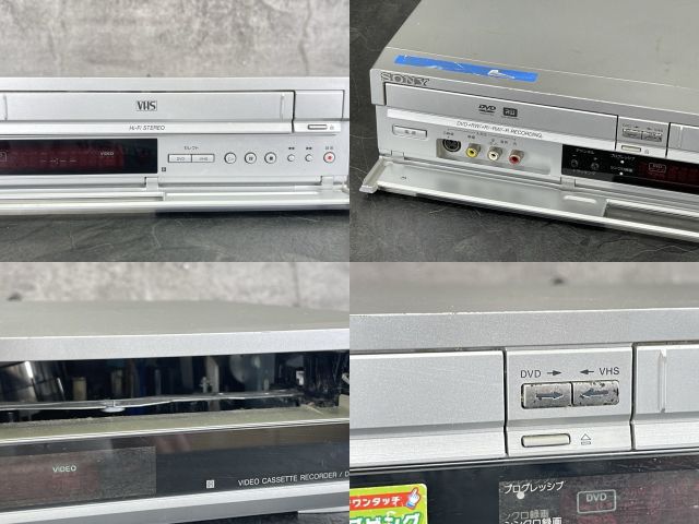 SONY スゴ録 RDR-VX30 VHSビデオ一体型DVDレコーダー SONY 相互ダビング機能付 VHS⁄DVDレコーダー RDR-VX30  | SONY