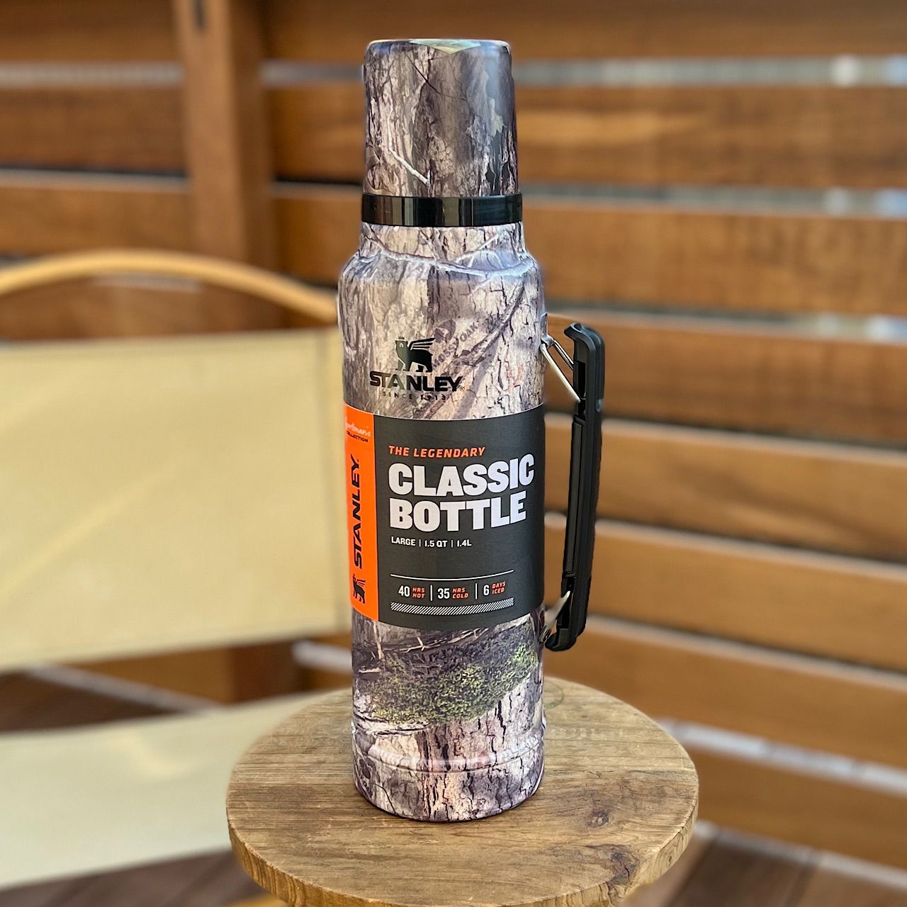 スタンレー クラッシック真空ボトル1.5L ハントコレクション1.5qtダブルウォール構造★予備キャップ付Stanleyモッシーオーク スタンレー クラッシック真空ボトル1.5L ハントコレクション1.5