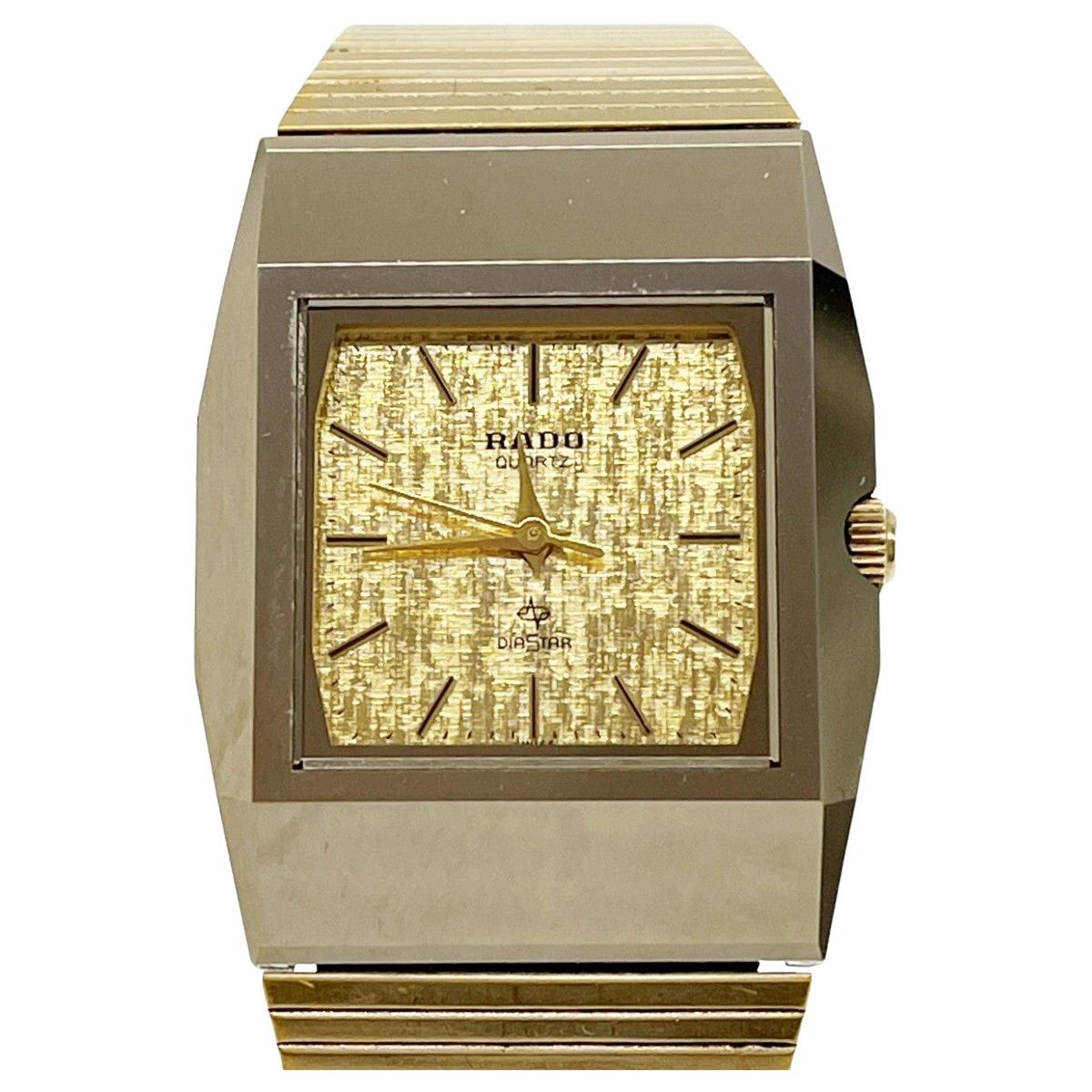 ◆◆RADO ラドー 腕時計 ダイヤスター レディース スクエア クオーツ 稼働品 110.9503.3 ゴールド