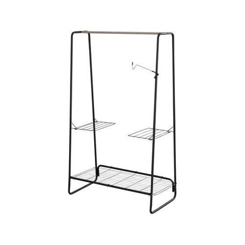 アイリスオーヤマ 洗濯物干し 約1人用 スタイル物干し W 900 HKM ブラック アッシュグレー