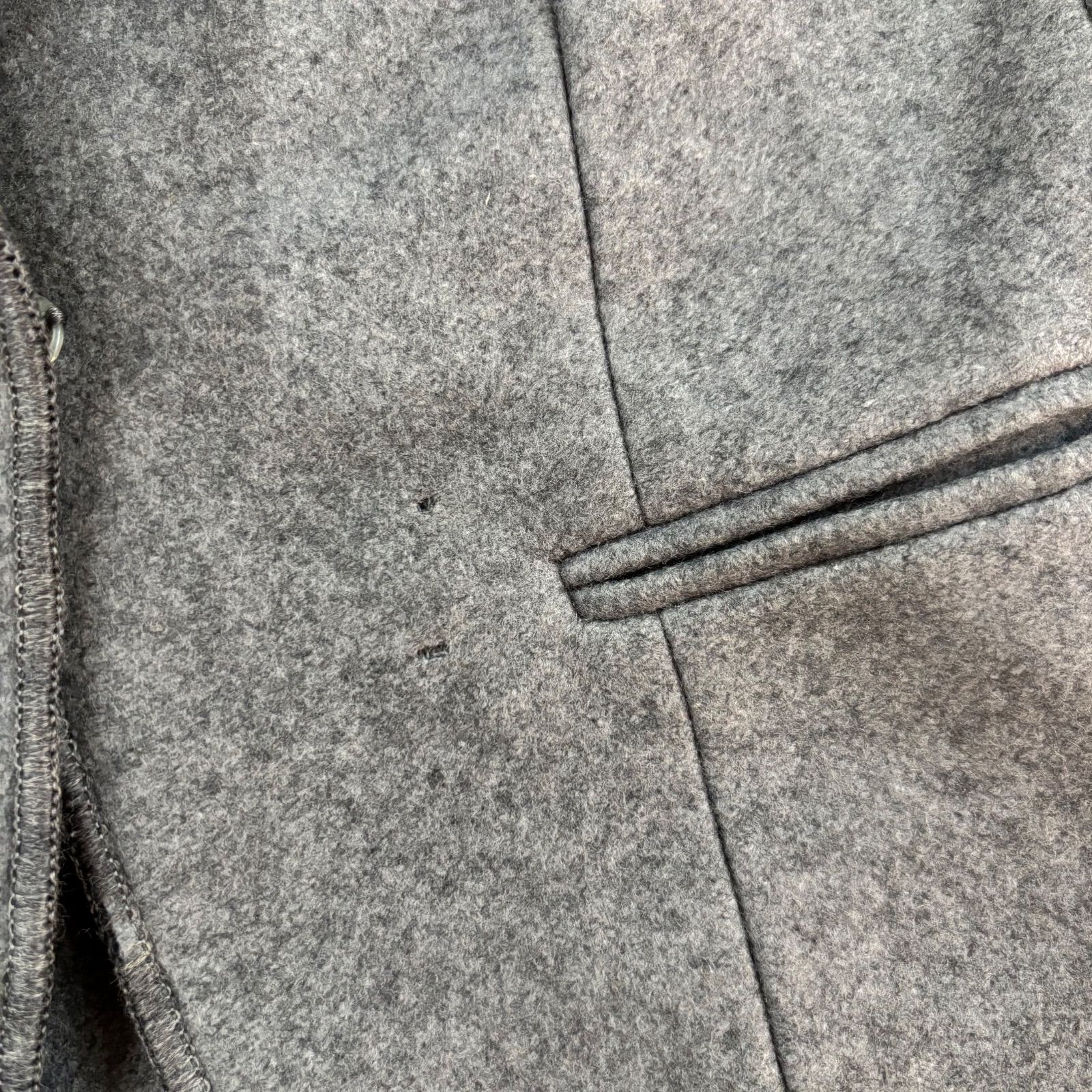 Z1559 miumiu ミュウミュウ イタリア製 ウールジャケット グレー