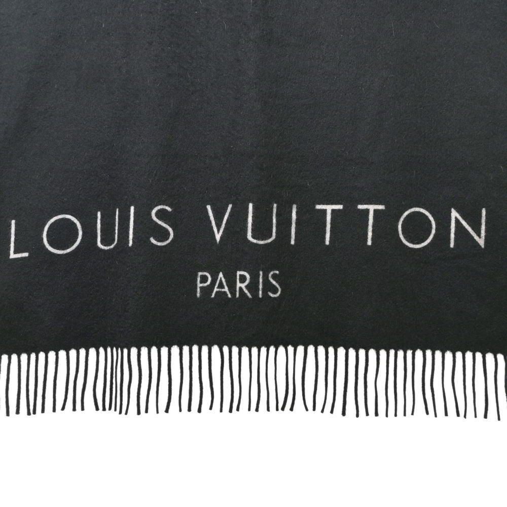 LOUIS VUITTON ロゴ入り カシミヤ 大判 マフラー ショール - メルカリ 
