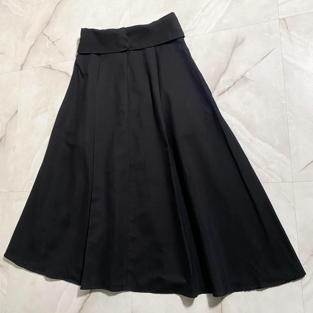A15894 美品 ザリラクス 22ss バルカラースカート ブラック 36 A15894 美品 ザリラクス 22ss バルカラースカート ブラック 36