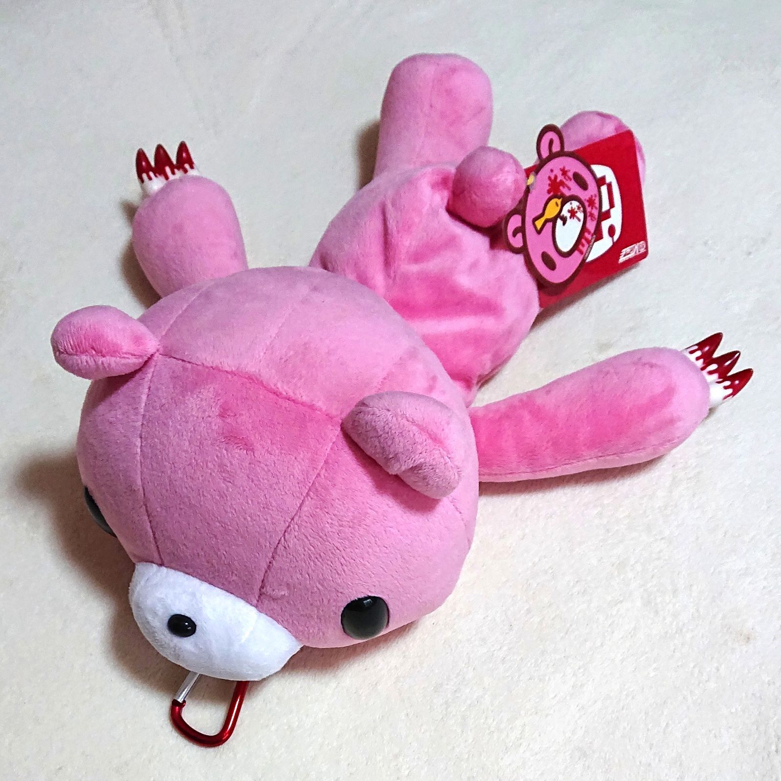 SL脱グルーミー咬筋力じまんポーチ ピンク ぬいぐるみ グル～ミ～ Amazon | グルーミー 咬筋力じまんポーチ ぬいぐるみ チャックス