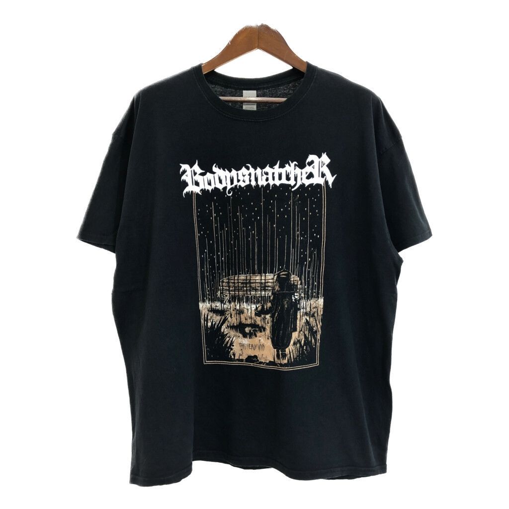 Bodysnatcher ボディスナッチャー ツアーＴシャツ 大きいサイズ バンド ブラック メンズ 2XL 古着 U2549