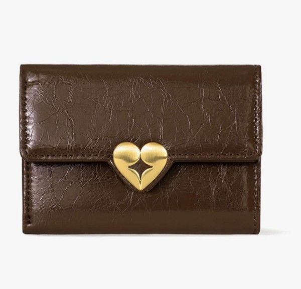[FENNEC] HEARTY TRIPLE WALLET コイン収納 三段財布 韓国人気 FENNEC] HEARTY TRIPLE WALLET コイン収納 三段財布 韓国人気