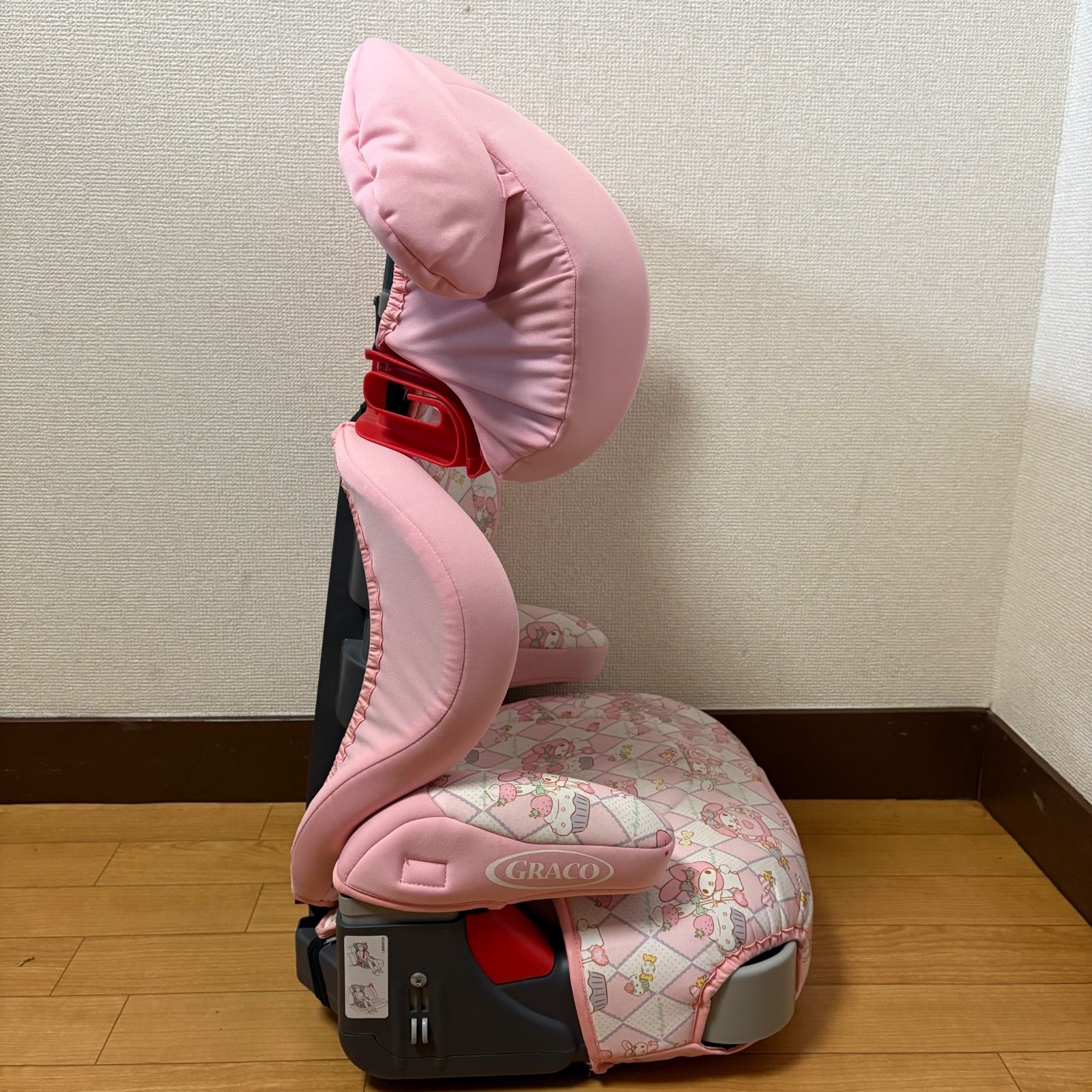 極美品 GRACO ジュニアシート サンリオ マイメロディ コラボ