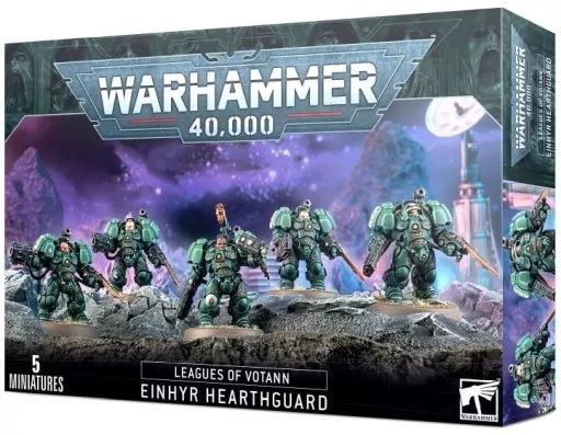 ミニチュアゲーム リーグ オヴ ヴォータン アインヒル ハースガード ウォーハンマー40000 Leagues of Votann Einhyr Hearthguard 69-04
