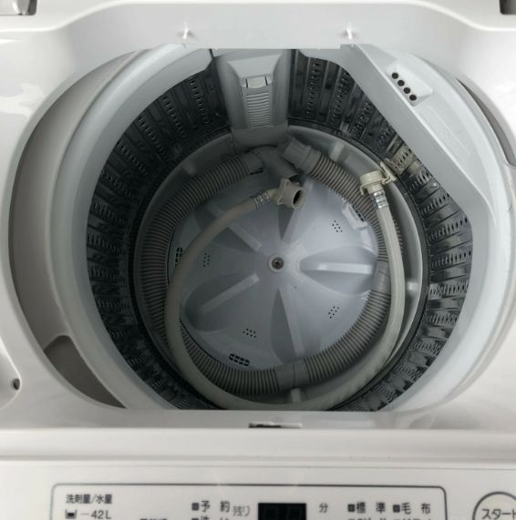 25-1357【中古】 ヤマダ 4.5kg 洗濯機 YWM-T45H1 2023年製 【洗濯機 