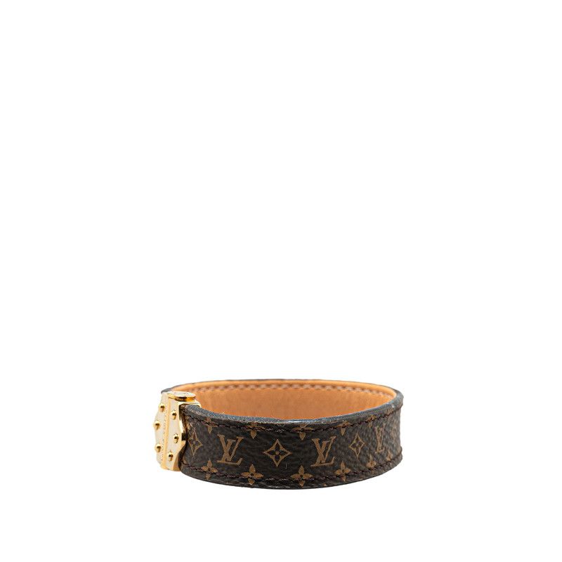 ルイヴィトン モノグラム ブレスレット ゴールド バングルM6689