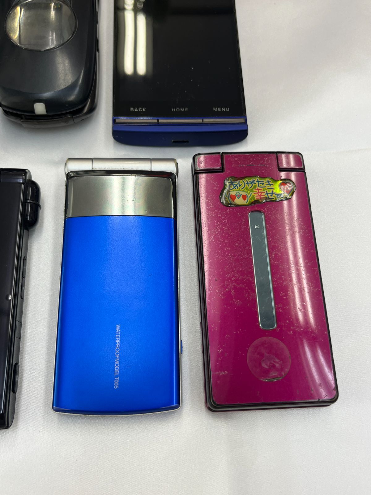 N【ジャンクまとめ売り】ガラケー 16点 まとめ売り au docomo softBank