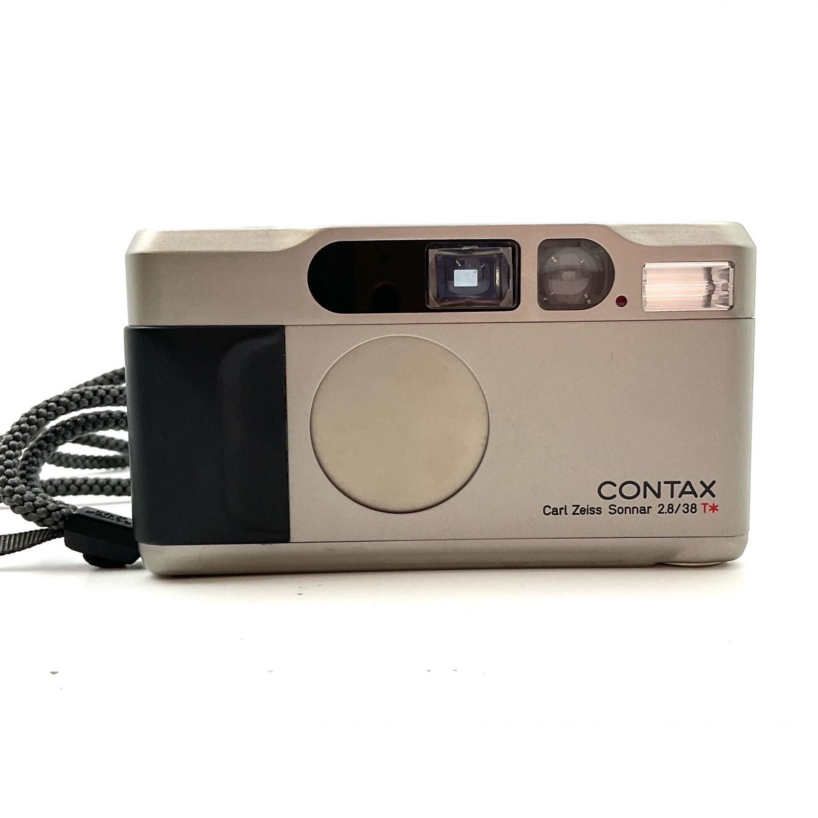 最速発送 CONTAX T2 チタンシルバー 難有