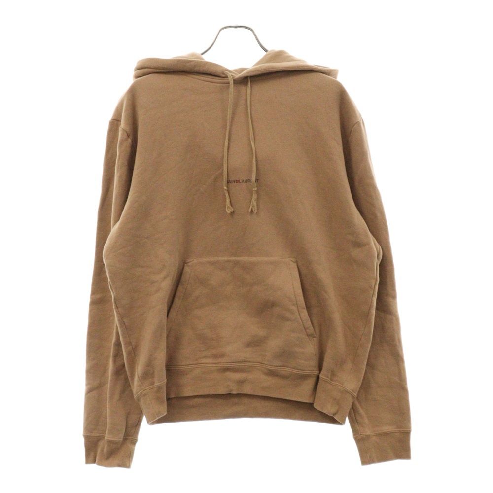 SAINT LAURENT PARIS サンローランパリ 19AW クラシックロゴプルオーバーパーカー ブラウン 632425 YBQZ2 SAINT LAURENT PARIS (サンローランパリ) 19AW クラシックロゴプル