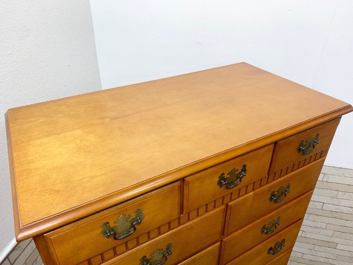 横浜ダニエル Daniel 最高級 7段チェスト 整理箪笥 ハイチェスト