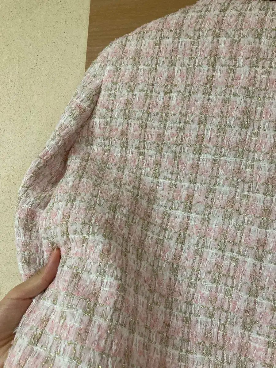 LINE エディション ツイード ジャケット ピンク 66 GULLKHAN_COM