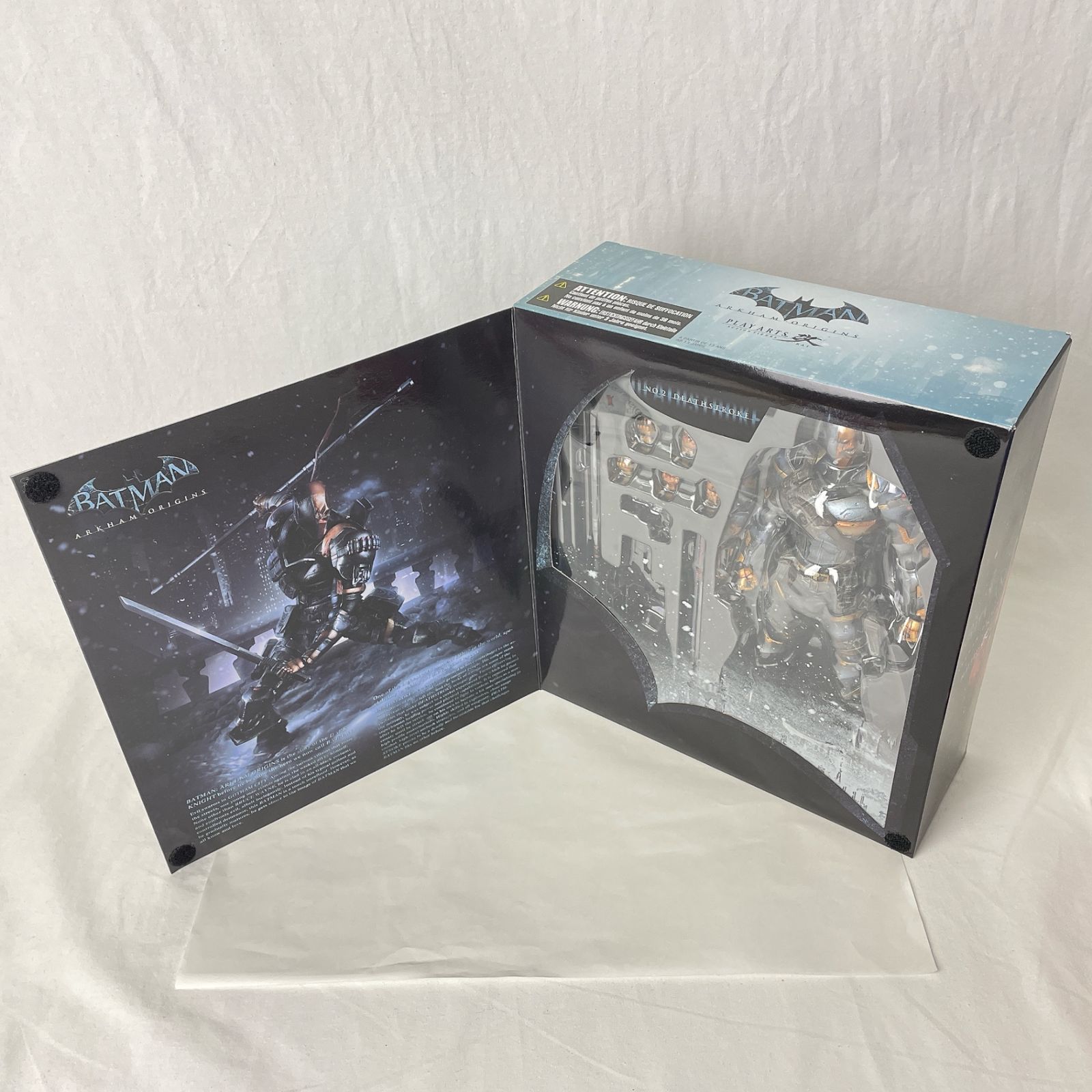 PLAY ARTS改「デスストローク 」　「バットマン アーカム・オリジンズ」 Amazon.co.jp: BATMAN:ARKHAM ORIGINS PLAY ARTS改 デス