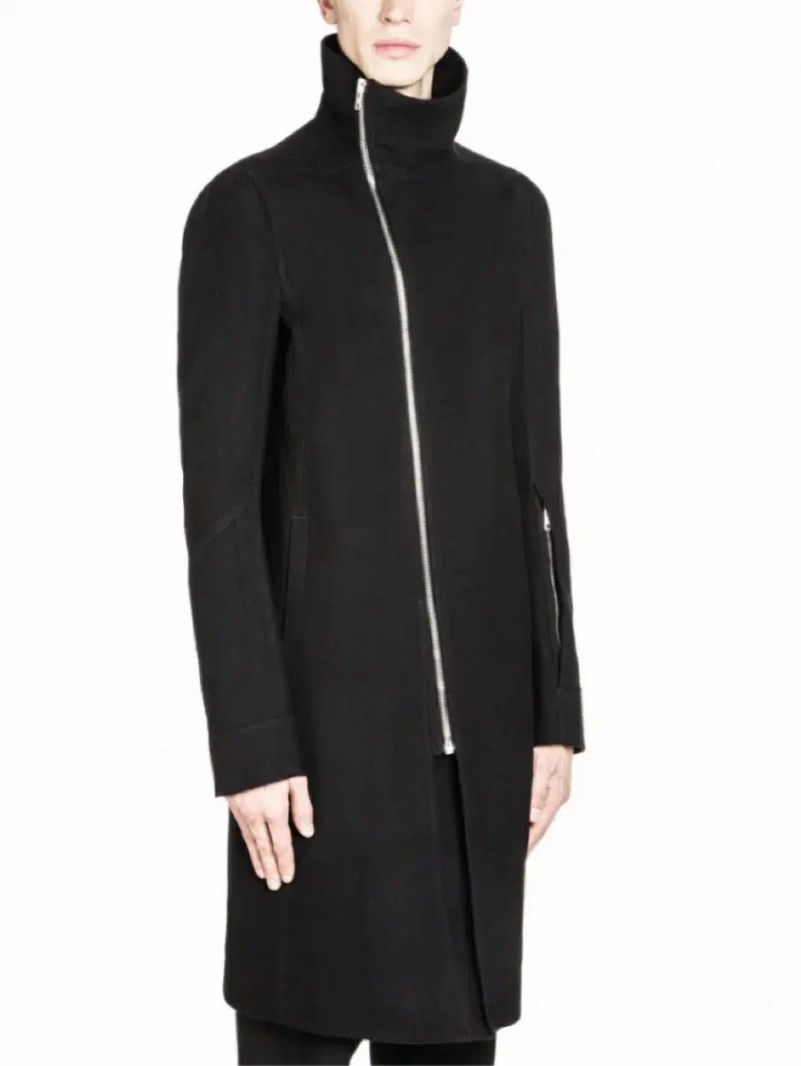 Rick Owens ブラック ロングコート M Rick Owens Officer ロング ダブルコート | ブラック | FARFETCH JP