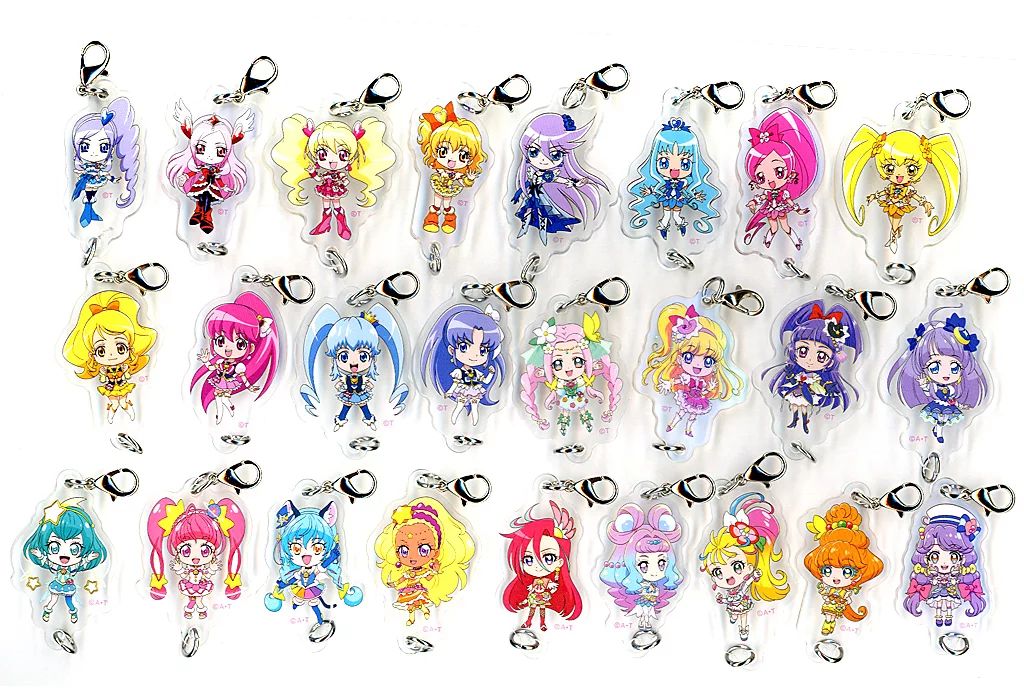 キーホルダー 全25種セット 映画プリキュアオールスターズF 全78プリキュア つながるアクリルチャーム vol.1 劇場グッズ